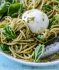 Linguines à la buratta pesto et ses copeaux de parmesan